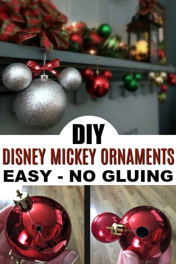DIY Mickey Mouse Christmas Ornaments
 DIY Disney Ornaments Easy Mickey Mouse Ornament Tutorial