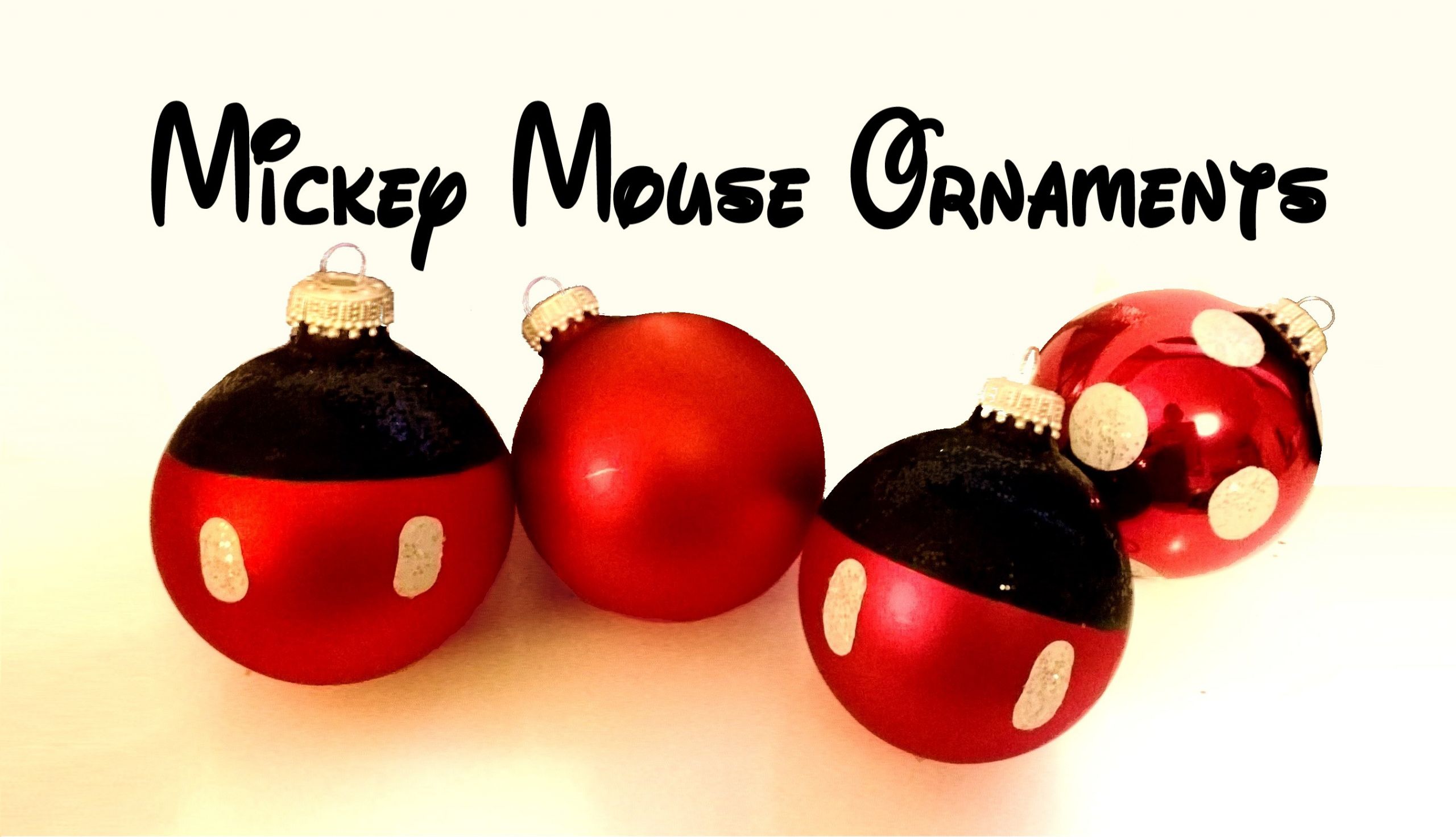 DIY Mickey Mouse Christmas Ornaments
 Mickey Mouse Ornaments
