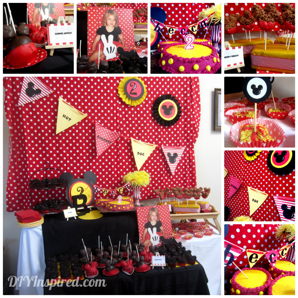 DIY Mickey Mouse Decorations
 Mickey Mouse Theme Party DIY Inspired