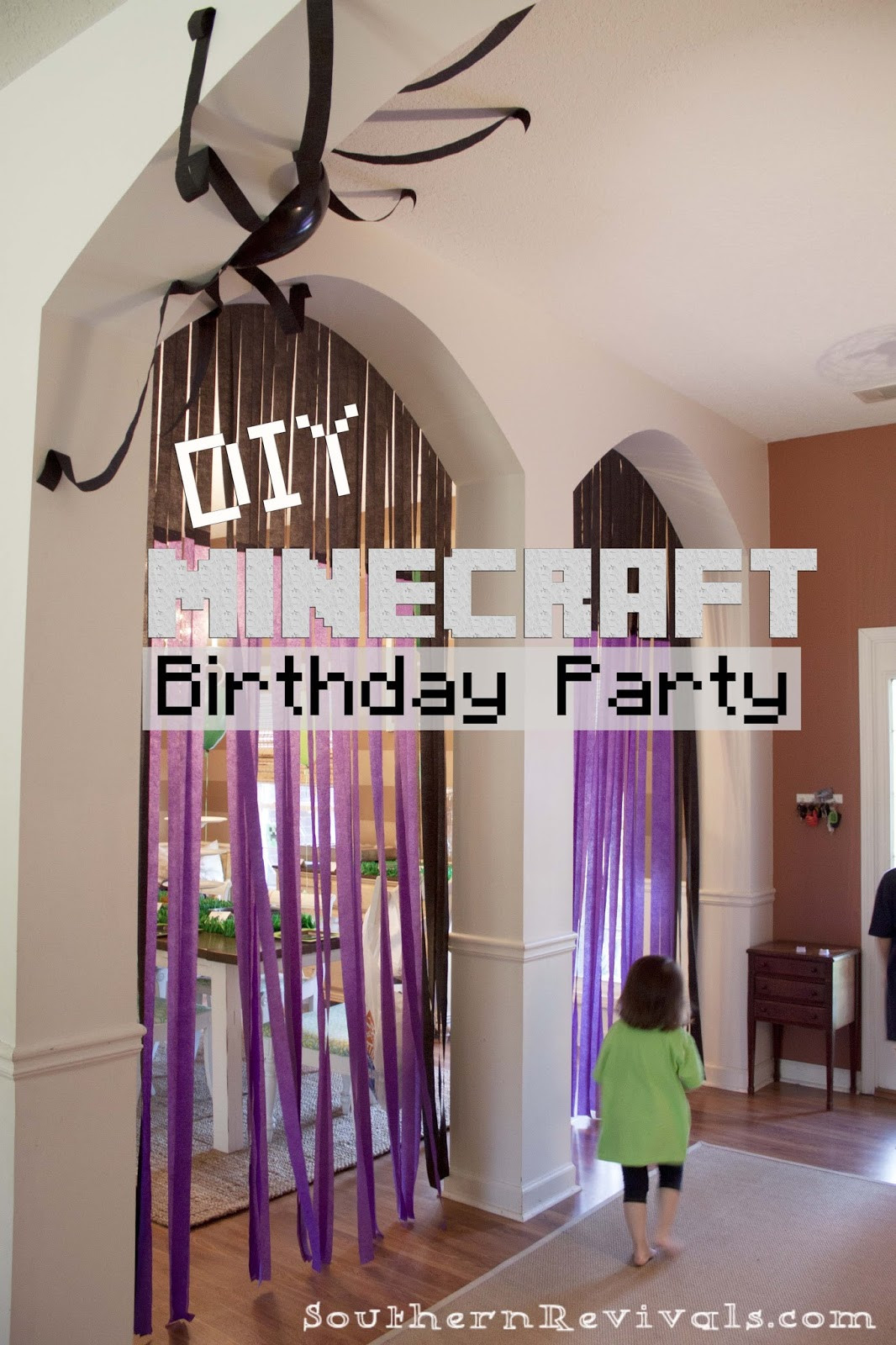 DIY Minecraft Decorations
 DIY Minecraft Birthday Party craft ideas party favors