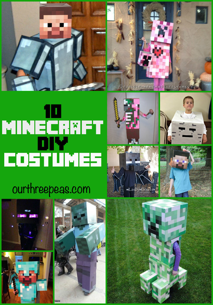 DIY Minecraft Decorations
 10 DIY Minecraft Costume Ideas Our Three Peas