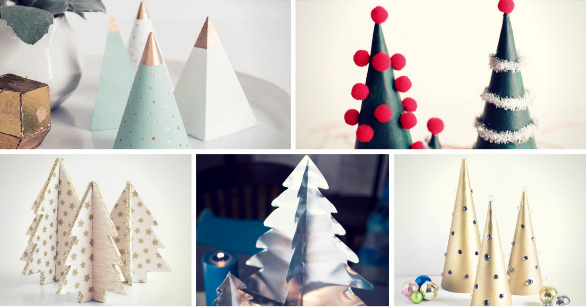 DIY Mini Christmas Trees
 23 DIY Mini Christmas Tree Decor Ideas