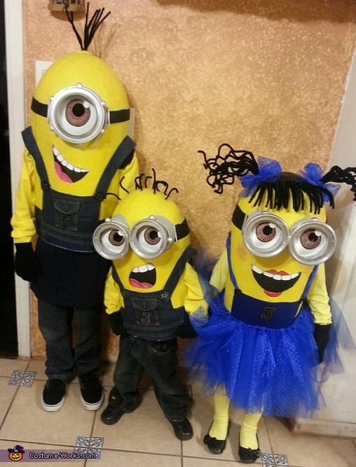 DIY Minion Costume For Kids
 Despicable Me Minions Halloween Costumes for Kids