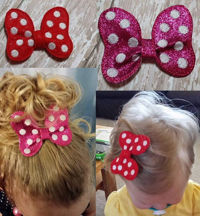 DIY Minnie Mouse Hair Bow
 Home