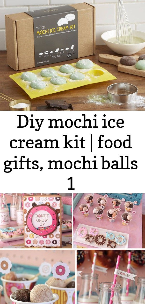 DIY Mochi Ice Cream Kit
 This kit includes ingre nts and molds to make matcha