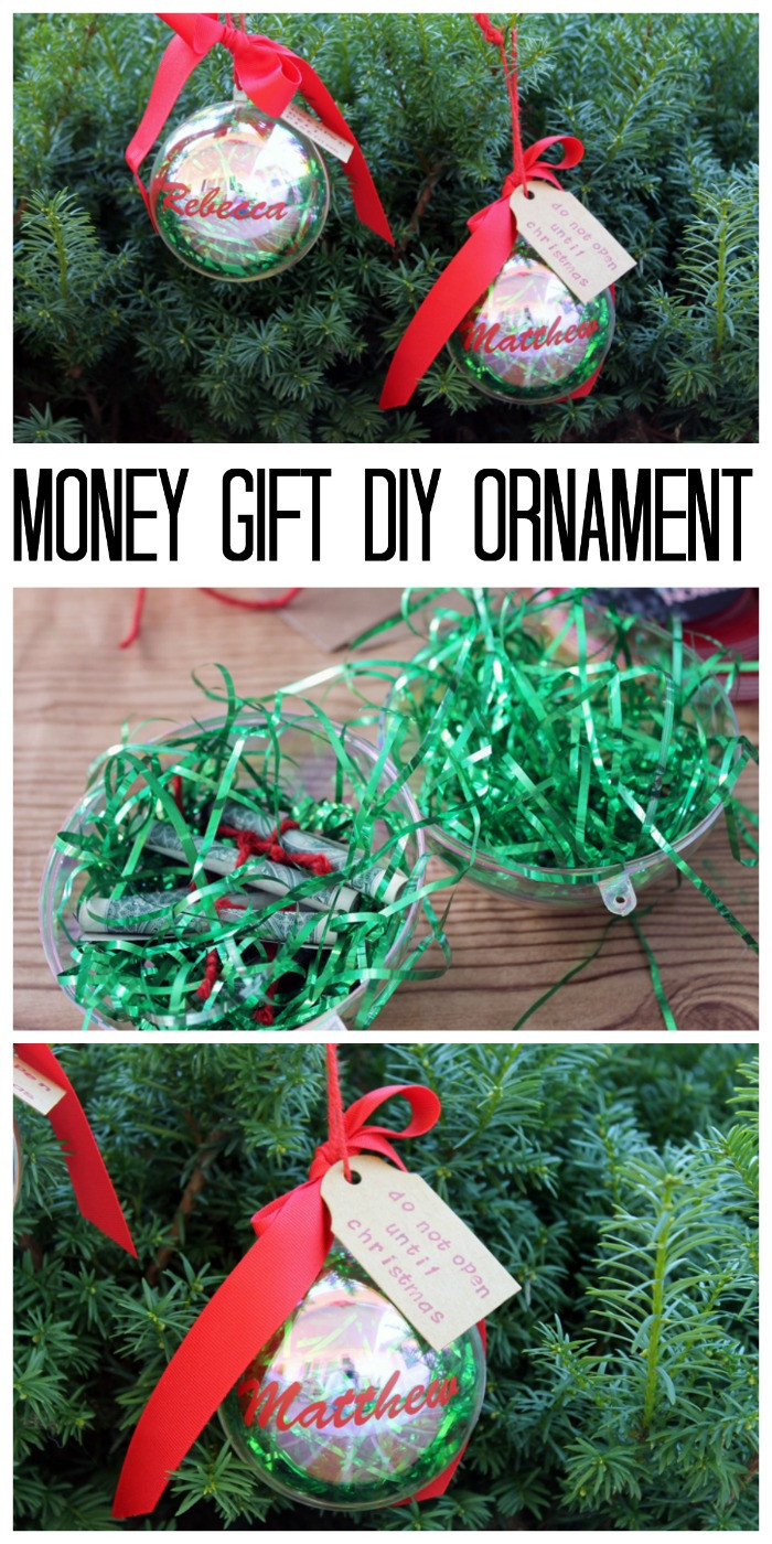 DIY Money Gifts
 Money Gift DIY Ornament The Country Chic Cottage