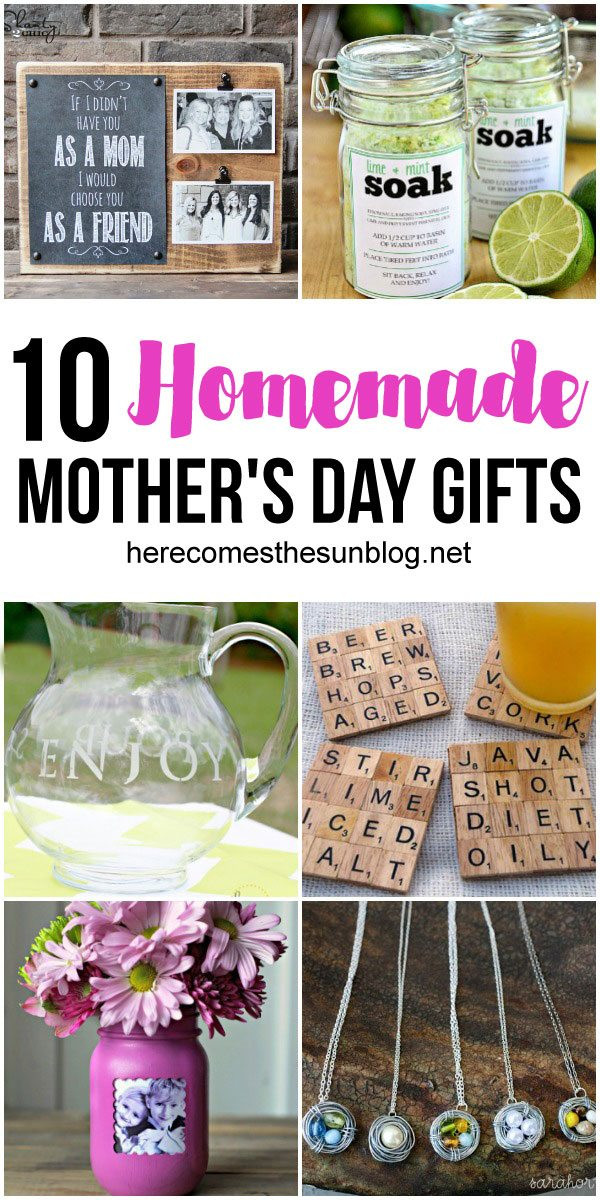 DIY Mother'S Day Gifts From Toddlers
 10 Homemade Mother s Day Gift Ideas