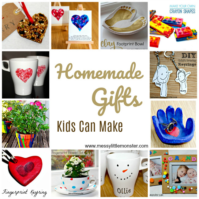 DIY Mother'S Day Gifts From Toddlers
 Handmade Gifts Kids Can Make Messy Little Monster