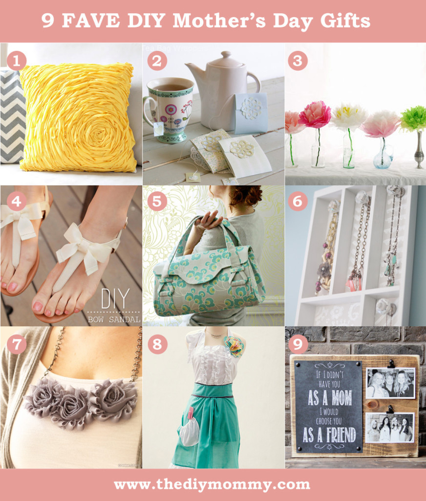 DIY Mother'S Day Gifts Pinterest
 9 Favourite DIY Mother’s Day Gifts