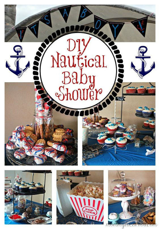 DIY Nautical Baby Shower
 Themed baby showers Free printables and Nautical on Pinterest
