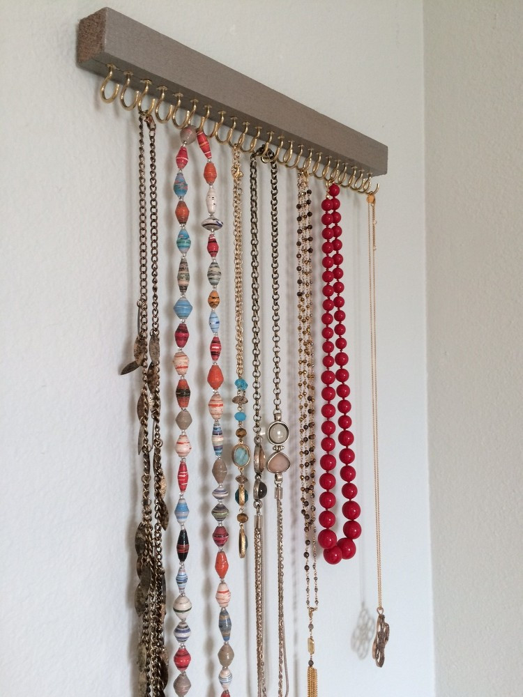 DIY Necklace Organizer
 Cheap And Practical Necklace Holders You Can Make Yourself