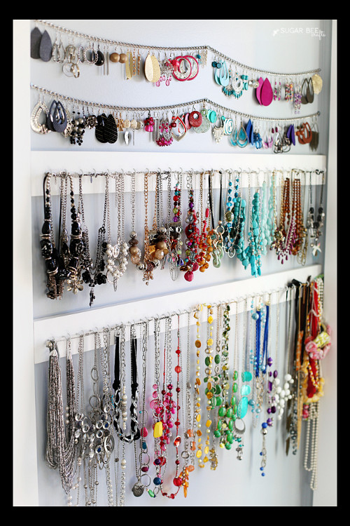 DIY Necklace Organizer
 10 Handy DIY Jewelry Organizer Ideas
