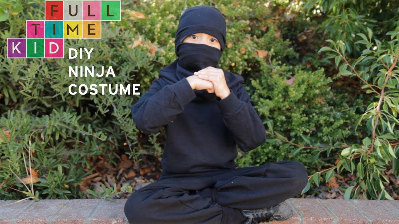 DIY Ninja Mask
 DIY Ninja Costume Full Time Kid