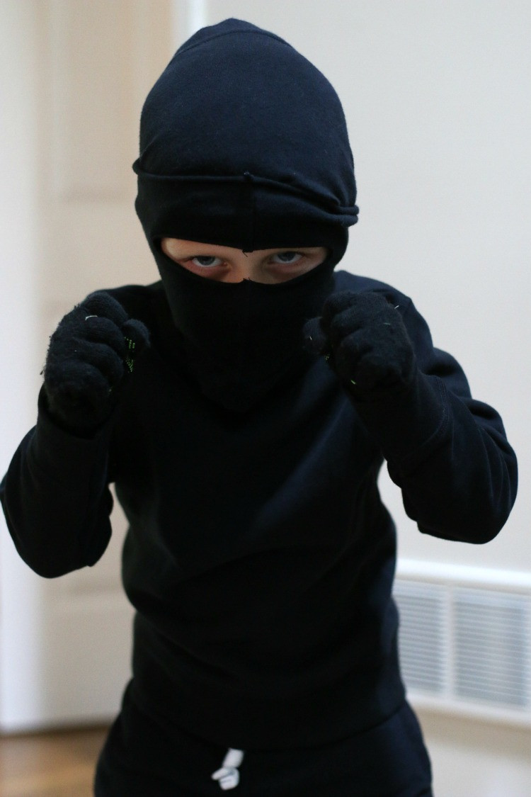 DIY Ninja Mask
 Karate Kid A DIY Costume for Kids Who Love Ninjas