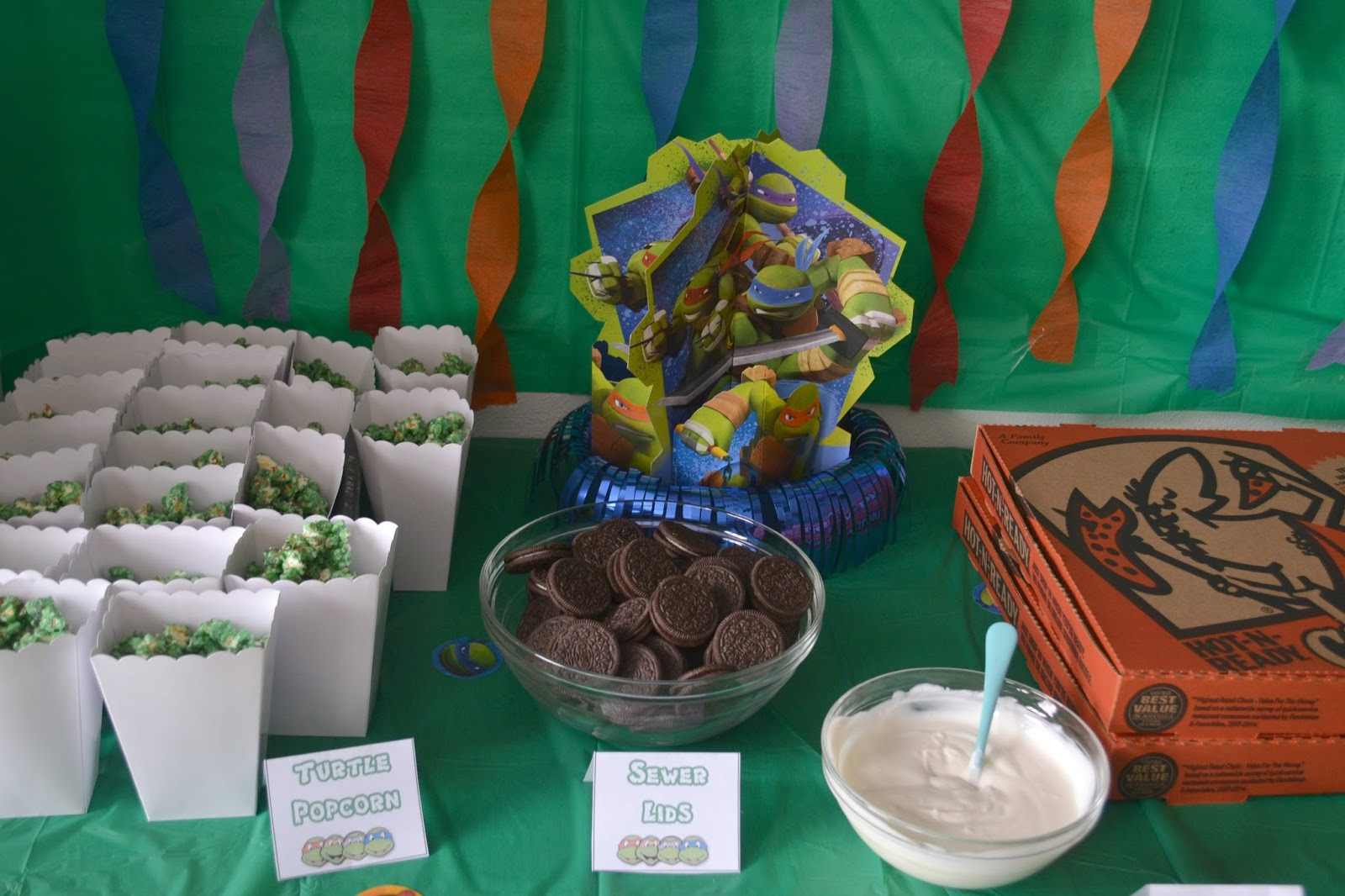 DIY Ninja Turtle Decorations
 Teenage Mutant Ninja Turtle Birthday Party