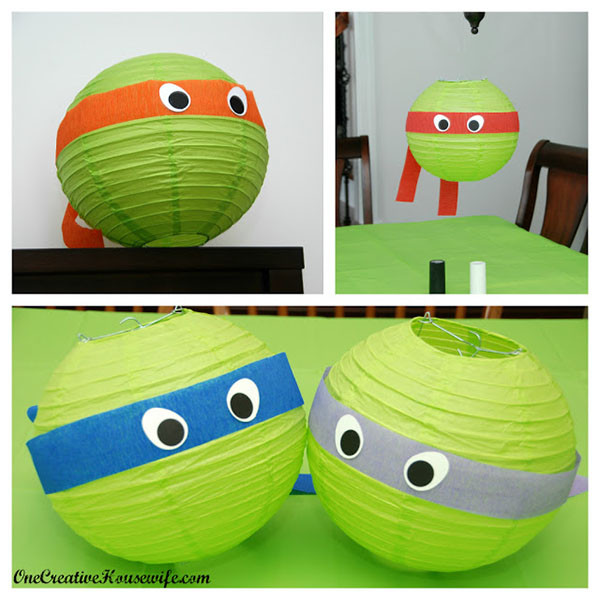 DIY Ninja Turtle Decorations
 Cowabunga Teenage Mutant Ninja Turtles Party Ideas B