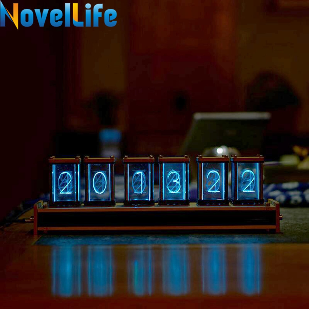 DIY Nixie Tube Clock Kit
 Elekstube 6 Bit RGB LED Glow Digital Clock Nixie Tube