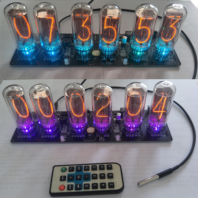 DIY Nixie Tube Clock Kit
 Electronic clock IN 18 glow tube clock DIY kit tube NIXIE