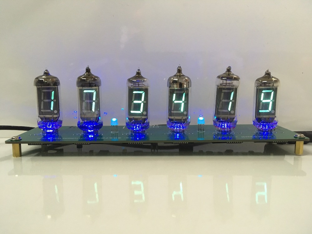 DIY Nixie Tube Clock Kit
 6 Bit LED Glow Digital Clock Nixie Tube Clock Kit DIY