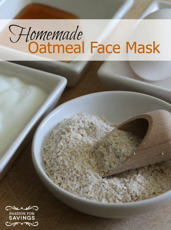 DIY Oatmeal Mask
 Homemade Oatmeal Face Mask