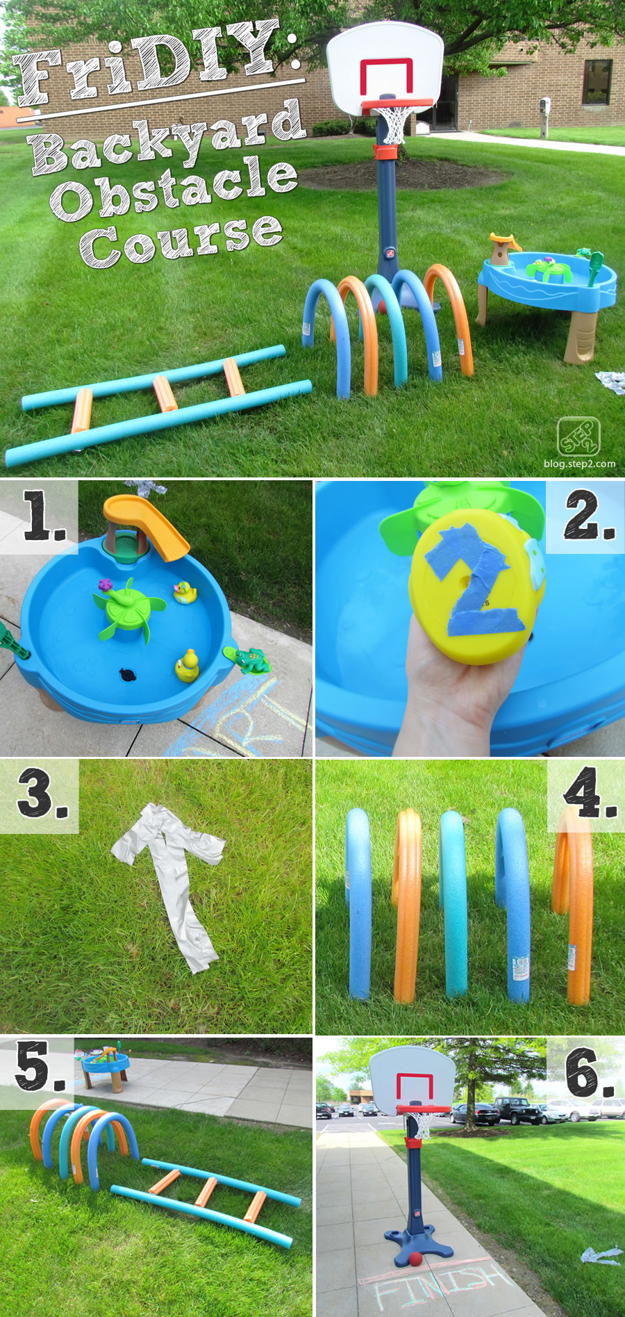 DIY Obstacle Course For Kids
 Backyard Fun Archives Step2 Blog