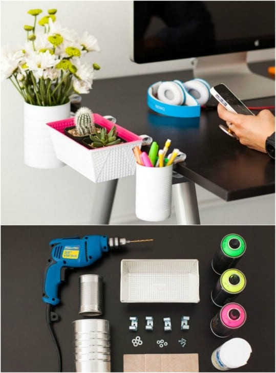 DIY Office Organizer
 21 Awesome DIY Desk Organizers That Make The Most Your