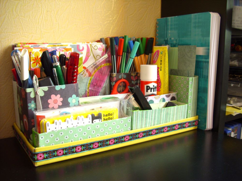 DIY Office Organizer
 Boost Your Efficiency At Work With These DIY Desk Organizers