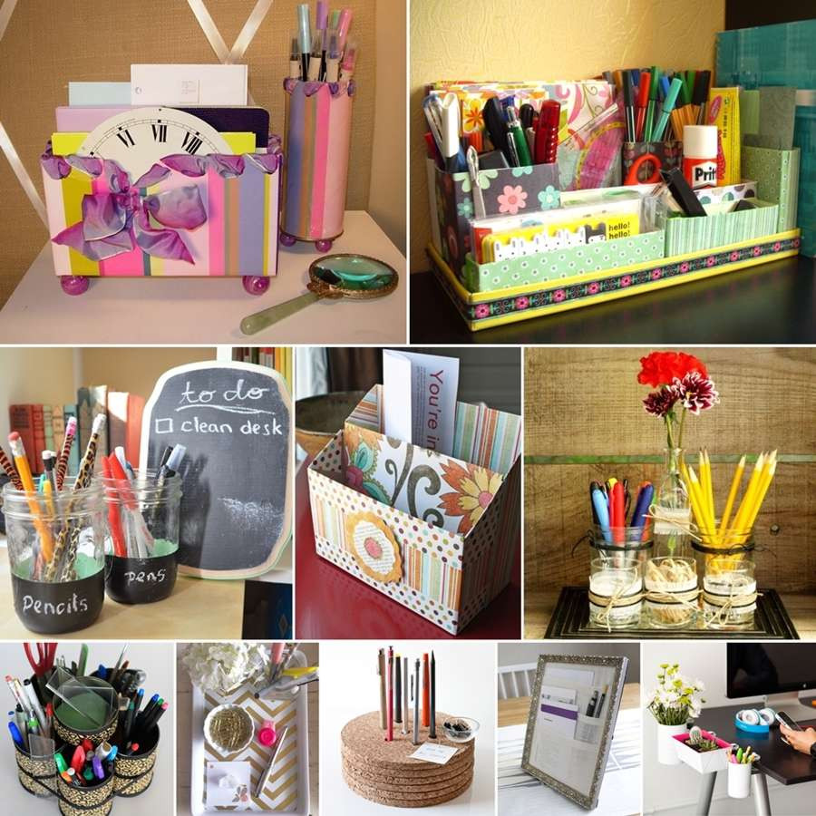 DIY Office Organizer
 10 Awesome DIY Desk Organizers for Your Home