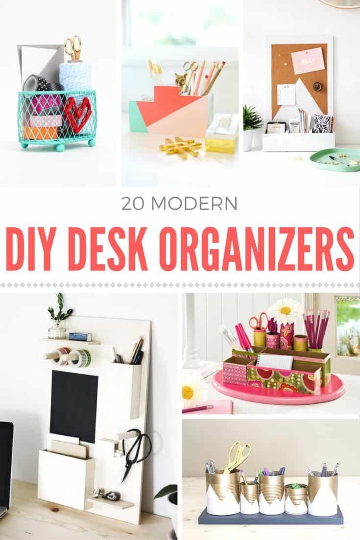 DIY Office Organizer
 How to make a DIY desk organizer Mod Podge Rocks