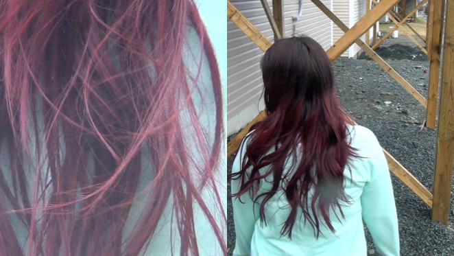 DIY Ombre Dark Hair Without Bleach
 Makeup By Mallory ☼ DIY Red Ombre Hair Without Pre Bleaching