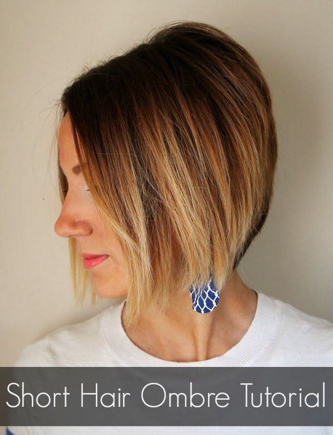 DIY Ombre Short Hair
 How to color your own ombre short hair ombre tutorial