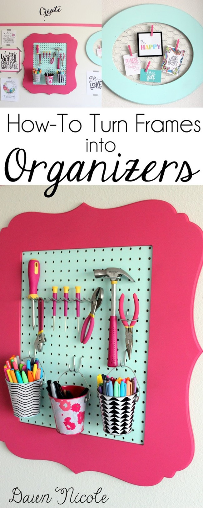 DIY Organization Crafts
 DIY Craft Supply Organization