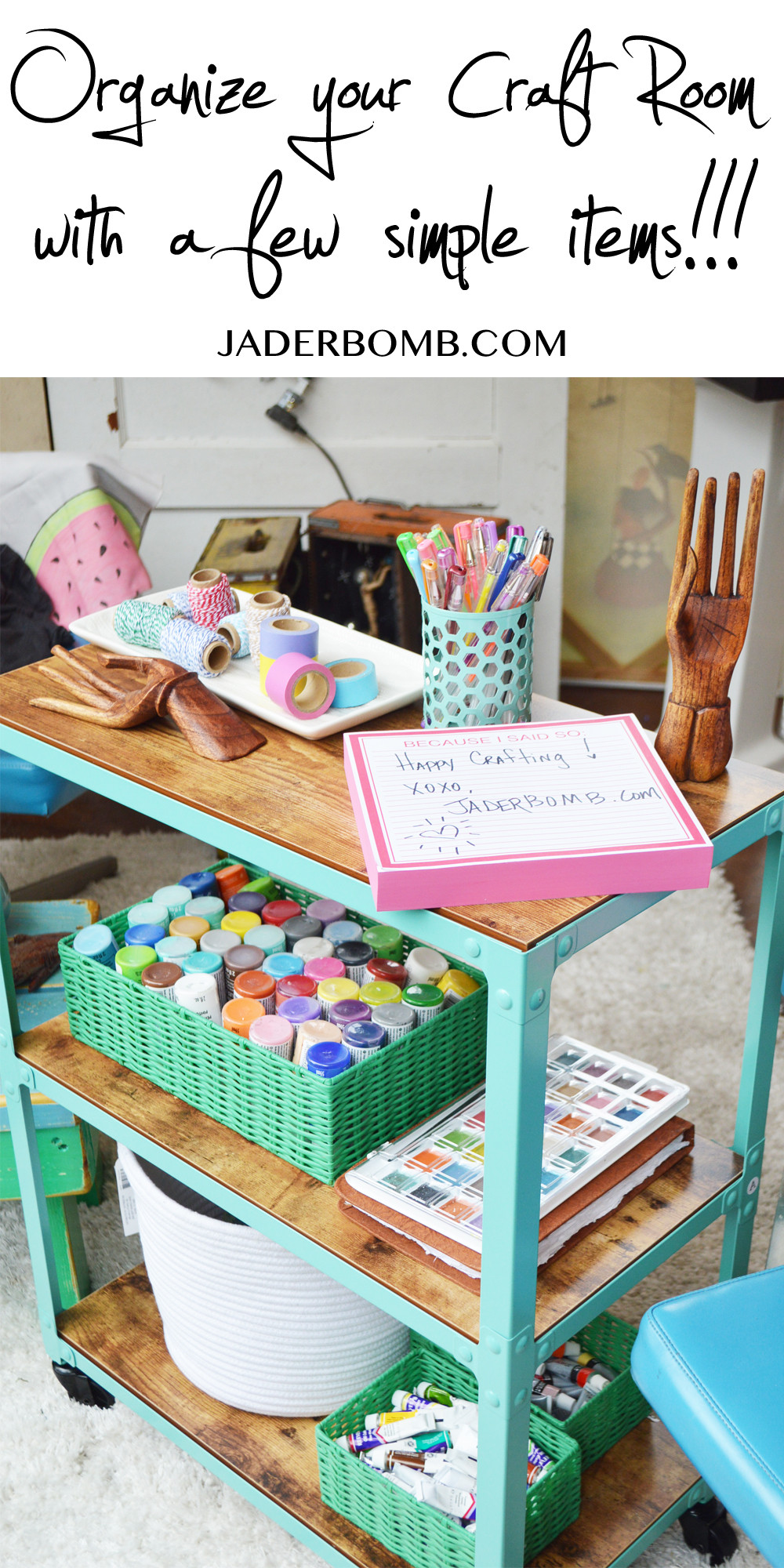 DIY Organization Crafts
 DIY Organize your LIFE Michaels Makers JADERBOMB