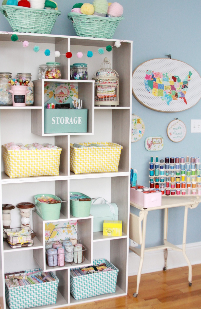 DIY Organization Crafts
 Creative Craft Room Storage