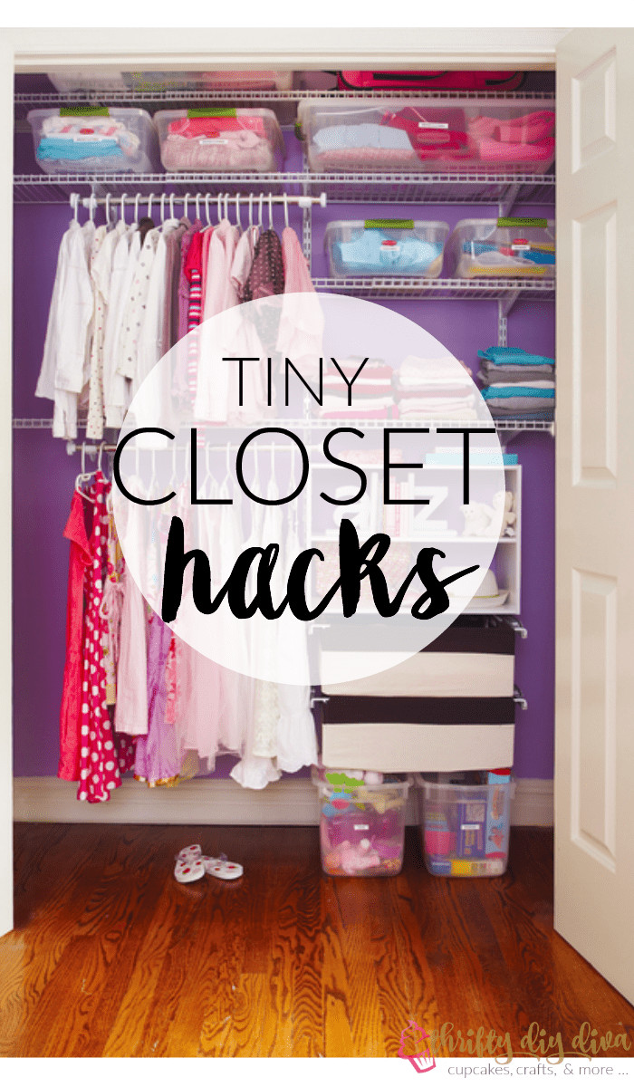 DIY Organization Hacks
 Brilliant Lifehacks to Organize Your Tiny Closet