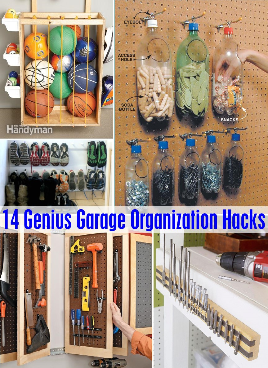 DIY Organization Hacks
 14 Genius Garage Organization Hacks The Scrap Shoppe