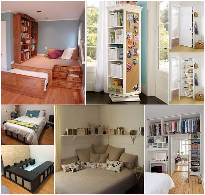 DIY Organization Ideas For Bedrooms
 Storage Ideas for a Small Bedroom FancyDiyArt