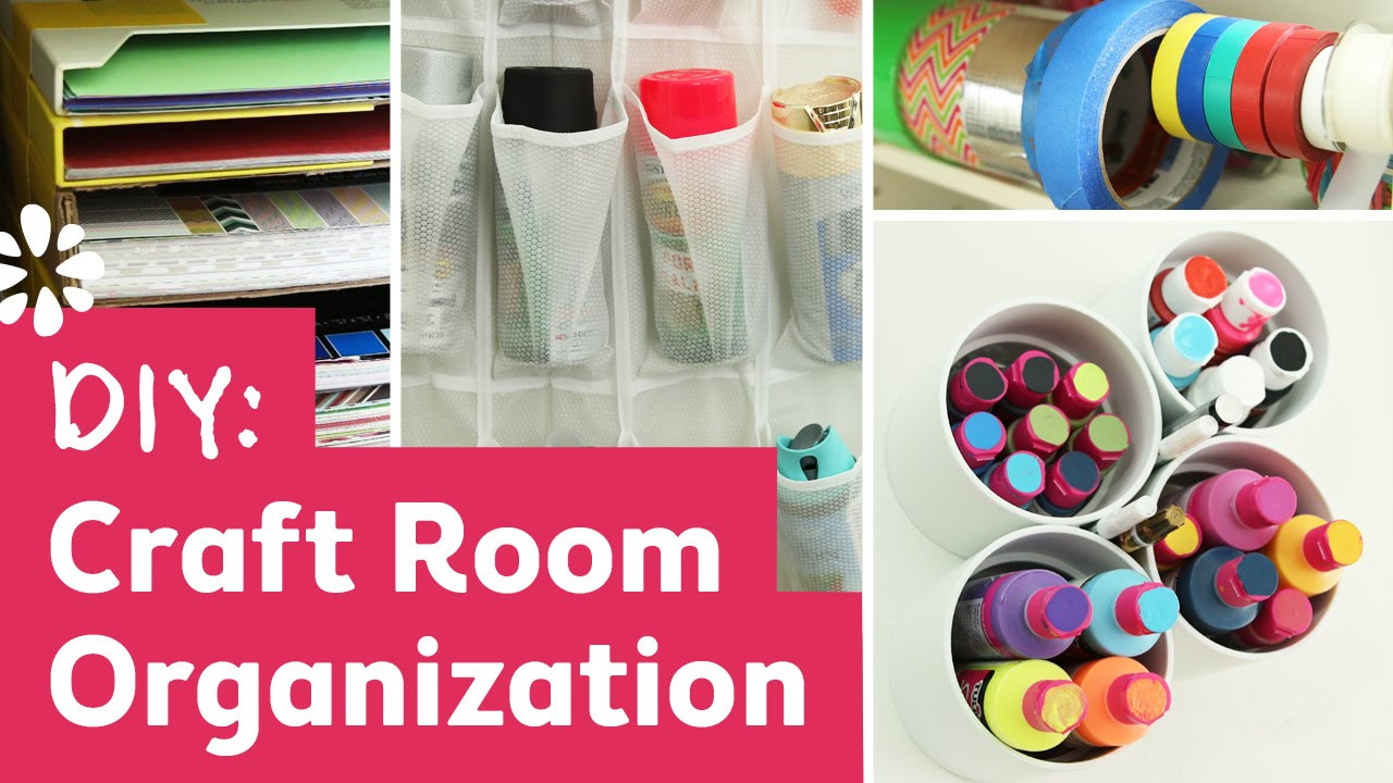 DIY Organization Tips
 DIY Craft Room Organization Ideas
