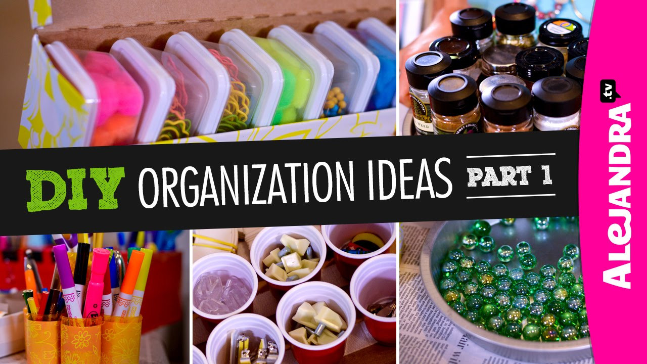 DIY Organization Tips
 DIY Organization Ideas Part 1