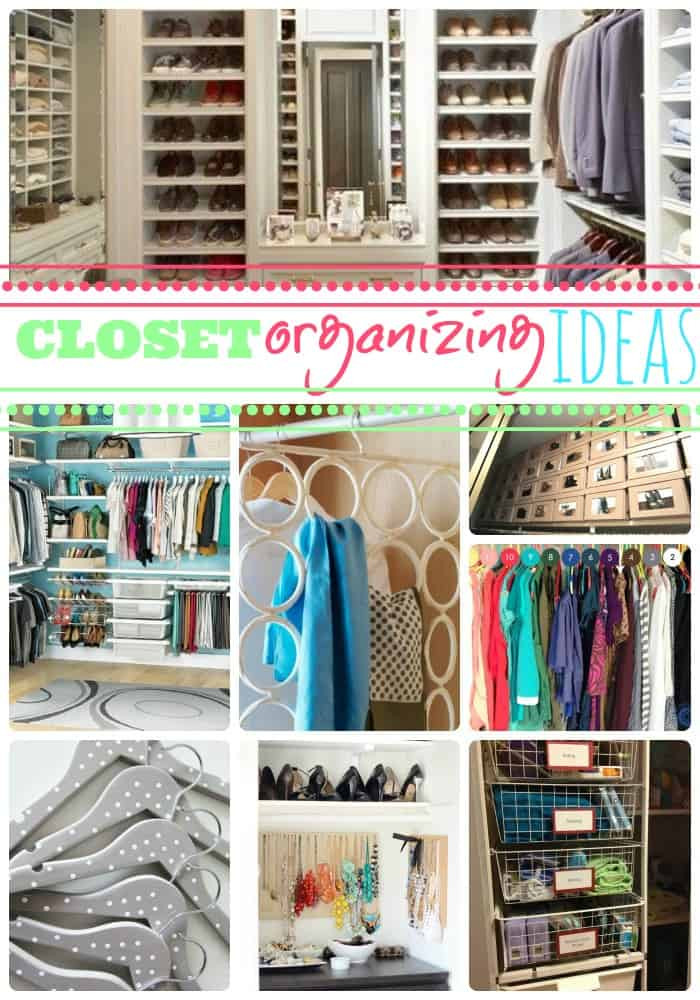 DIY Organize Closet
 Closet organizing ideas so that you can find the one