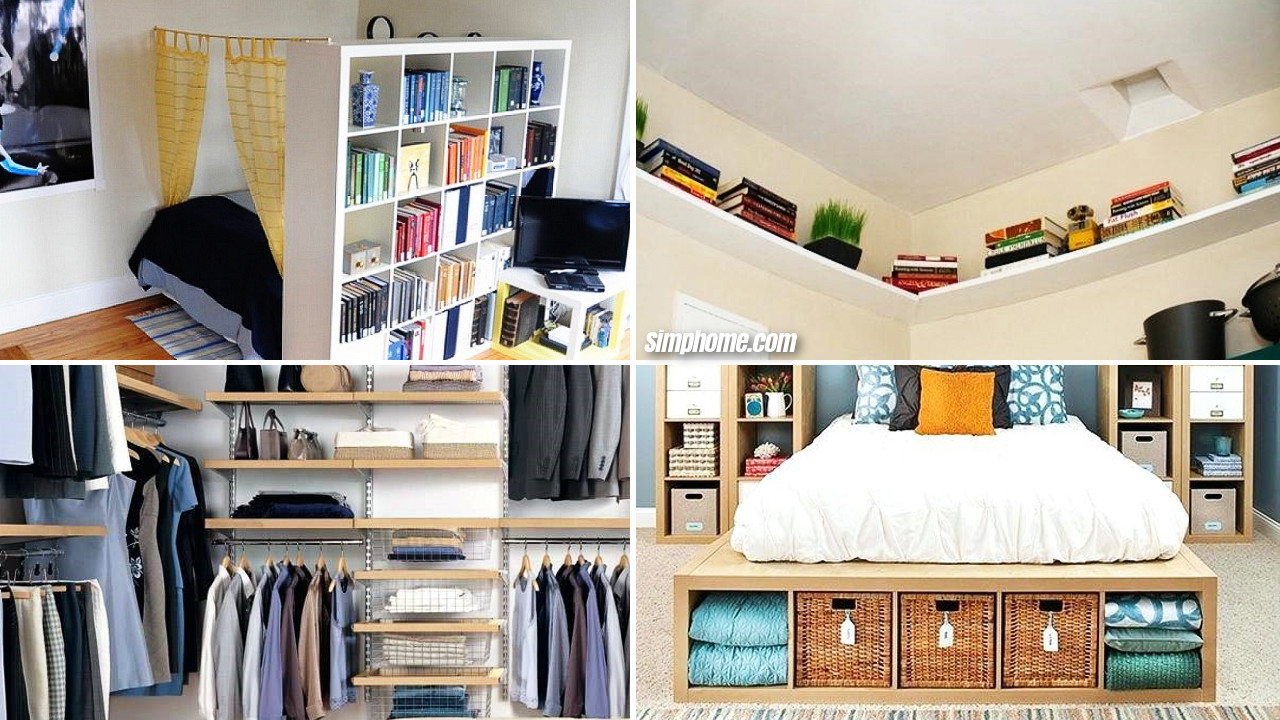 DIY Organizers For Bedroom
 10 DIY Small Bedroom Storage Ideas Simphome