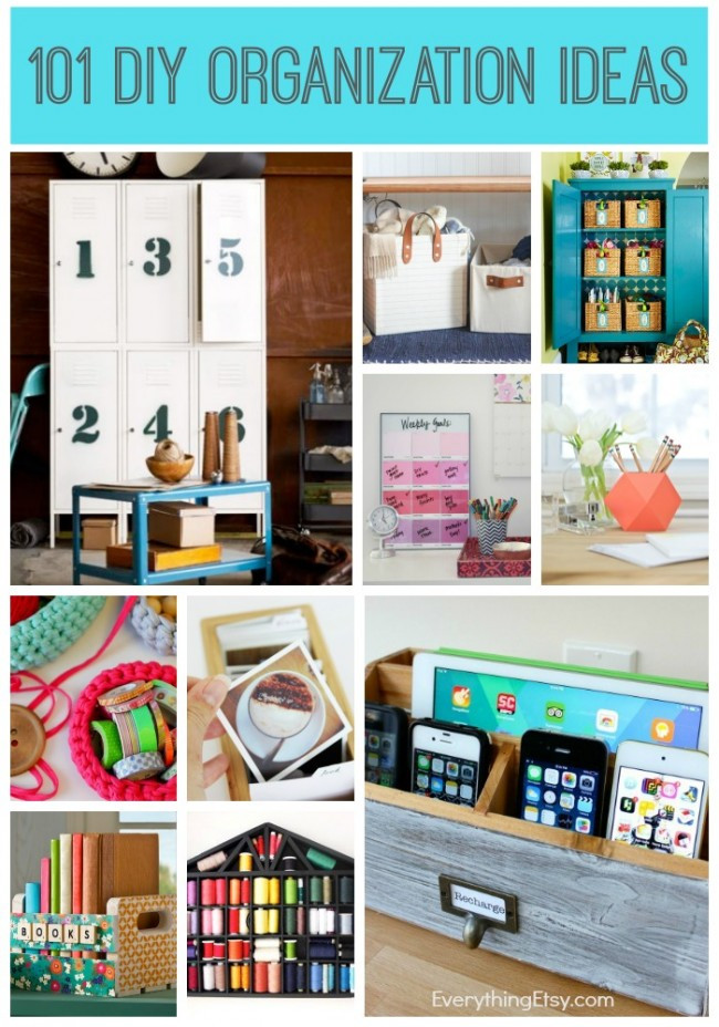 DIY Organizing Projects
 10 DIY Ideas to Organize Your Desk