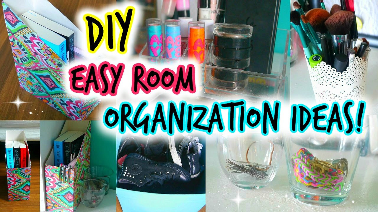DIY Organizing Projects
 DIY Easy Room Organization Ideas ♡