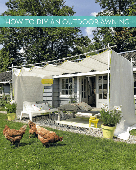 DIY Outdoor Awning
 Make It DIY Outdoor Awning Curbly
