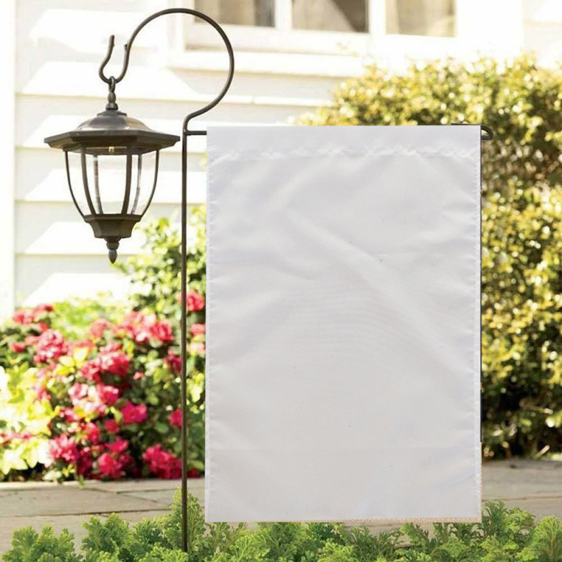 DIY Outdoor Banner
 10 DIY White Polyester Blank Garden Flag for Camper