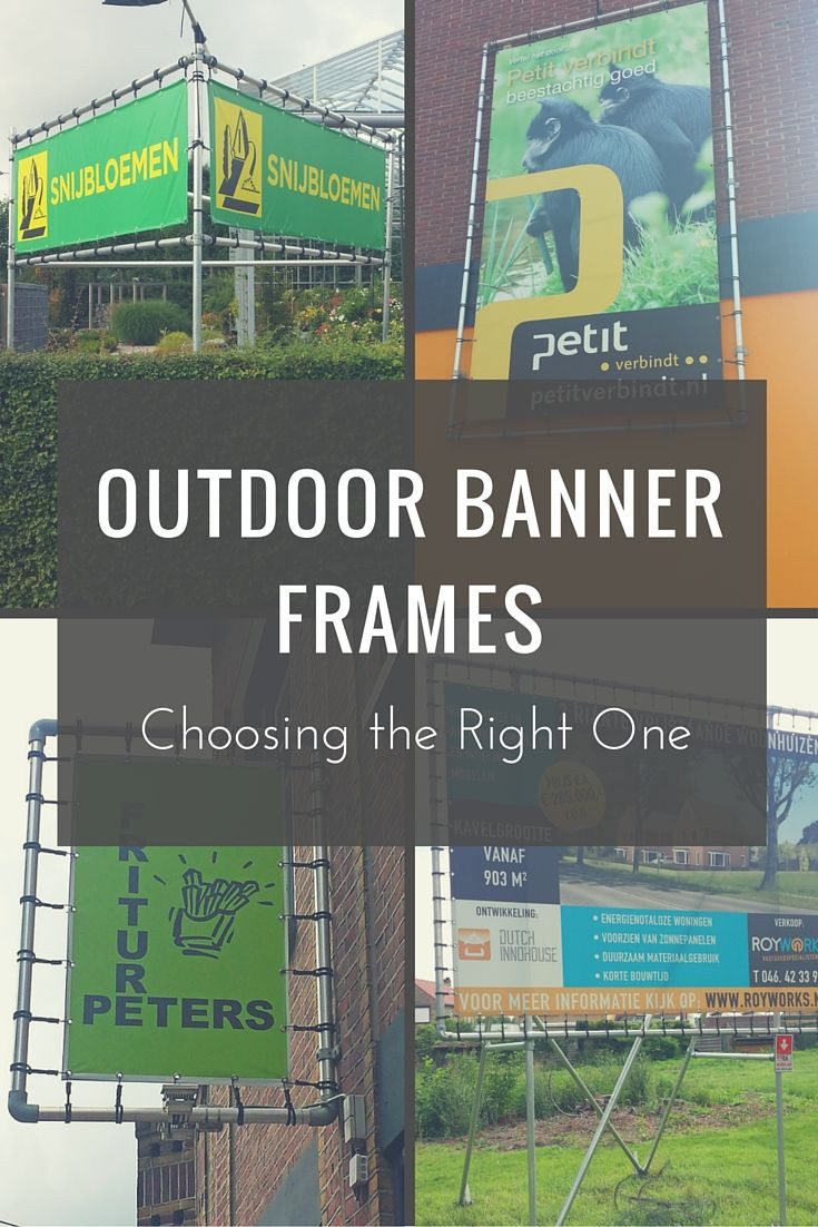 DIY Outdoor Banner
 84 best images about Structures on Pinterest