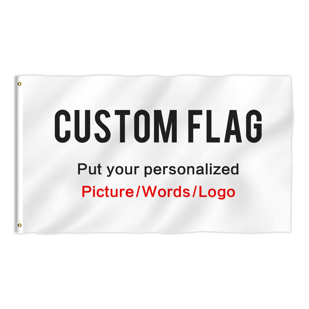 DIY Outdoor Banner
 Custom Flag Using Your Personalized Picture Words Logo to