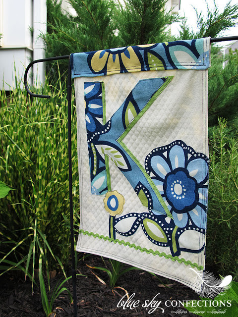 DIY Outdoor Banner
 DIY Garden Flags for Every Season Pretty Handy Girl