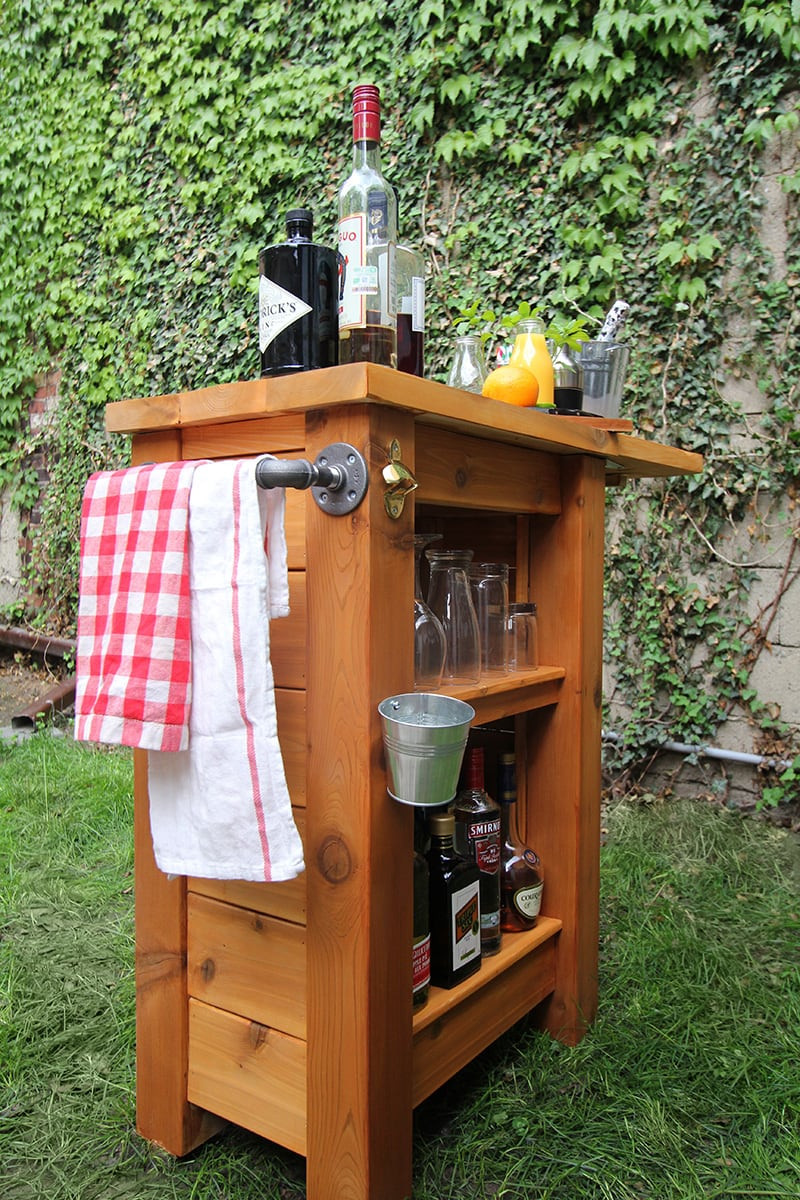 DIY Outdoor Bar Table
 23 Best DIY Backyard Projects and Garden Ideas My Turn