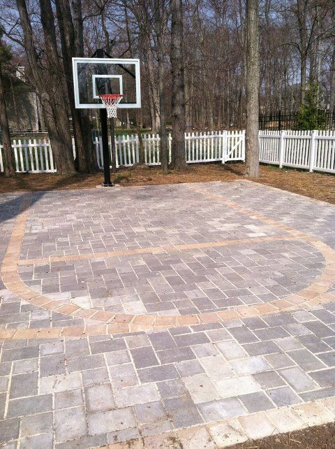 DIY Outdoor Basketball Court
 Backyard Basketball Court Ideas To Help Your Family Be e